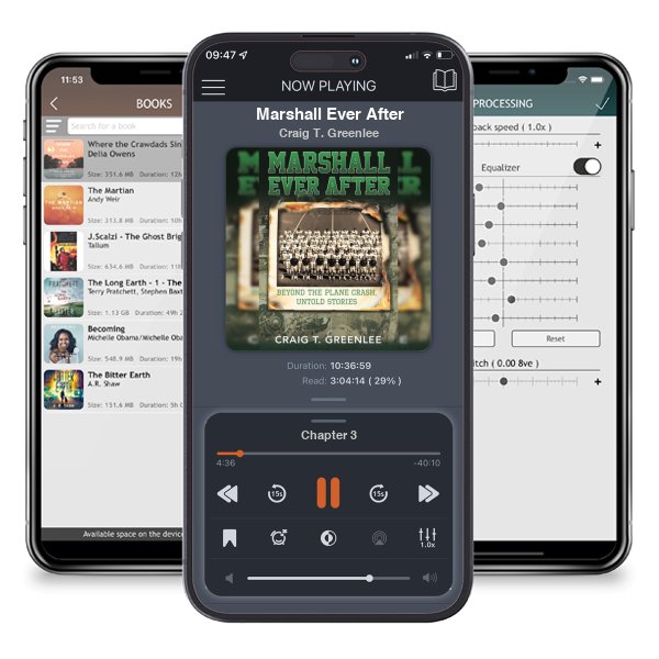 Download fo free audiobook Marshall Ever After by Craig T. Greenlee and listen anywhere on your iOS devices in the ListenBook app.