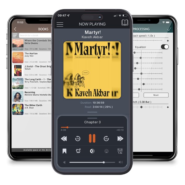 Download fo free audiobook Martyr! by Kaveh Akbar and listen anywhere on your iOS devices in the ListenBook app.