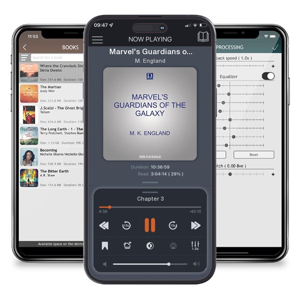 Download fo free audiobook Marvel's Guardians of the Galaxy: No Guts, No Glory by M. England and listen anywhere on your iOS devices in the ListenBook app.
