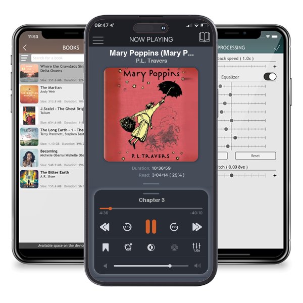 Download fo free audiobook Mary Poppins (Mary Poppins, #1) by P.L. Travers and listen anywhere on your iOS devices in the ListenBook app.