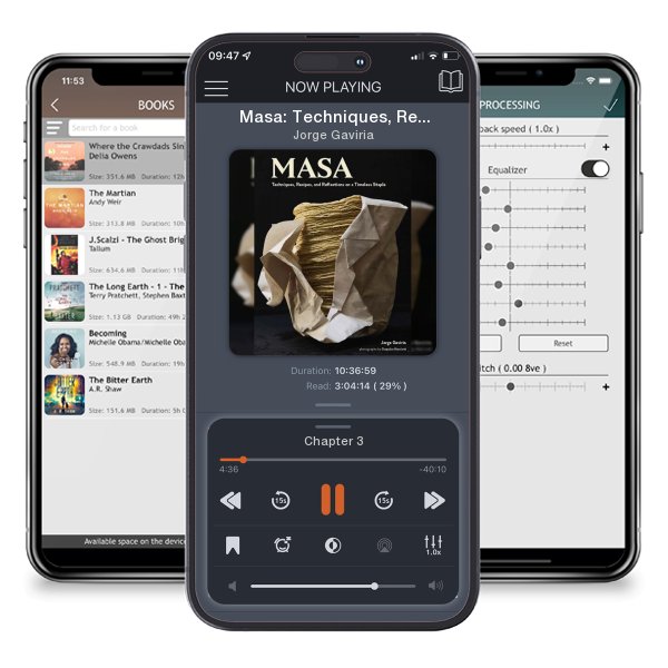 Download fo free audiobook Masa: Techniques, Recipes, and Reflections on a Timeless Staple by Jorge Gaviria and listen anywhere on your iOS devices in the ListenBook app.