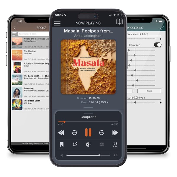 Download fo free audiobook Masala: Recipes from India, the Land of Spices [A Cookbook] by Anita Jaisinghani and listen anywhere on your iOS devices in the ListenBook app.