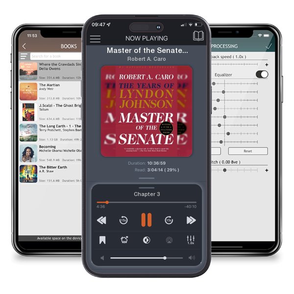 Download fo free audiobook Master of the Senate: The Years of Lyndon Johnson III... by Robert A. Caro and listen anywhere on your iOS devices in the ListenBook app.