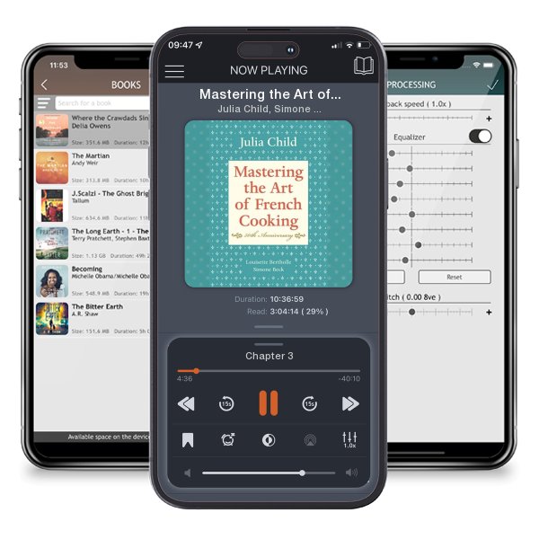 Download fo free audiobook Mastering the Art of French Cooking, Volume I: 50th... by Julia Child, Simone Beck,  et al. and listen anywhere on your iOS devices in the ListenBook app.