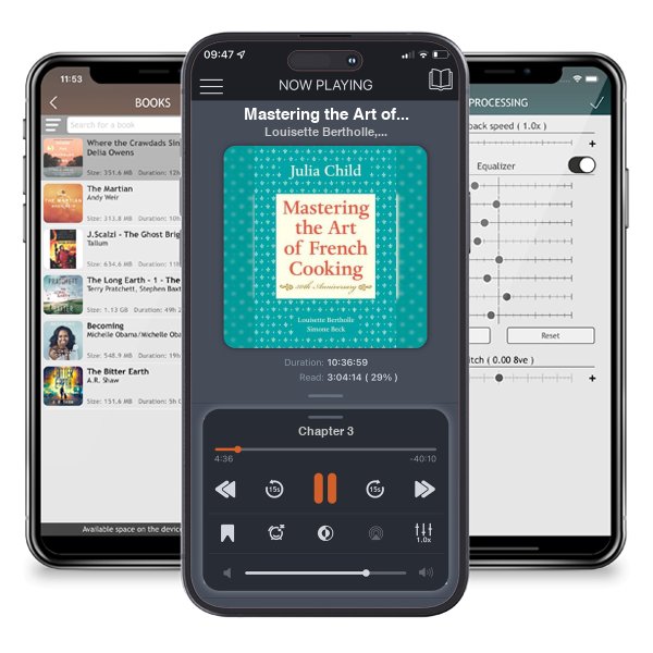 Download fo free audiobook Mastering the Art of French Cooking, Volume I: 50th... by Louisette Bertholle, Julia Child,  et al. and listen anywhere on your iOS devices in the ListenBook app.