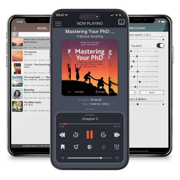 Download fo free audiobook Mastering Your PhD: Survival and Success in the Doctoral Years and Beyond by Patricia Gosling and listen anywhere on your iOS devices in the ListenBook app.