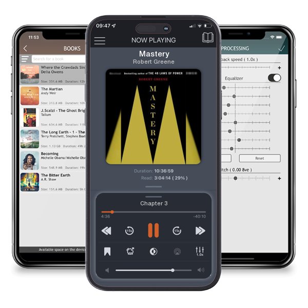 Download fo free audiobook Mastery by Robert Greene and listen anywhere on your iOS devices in the ListenBook app.