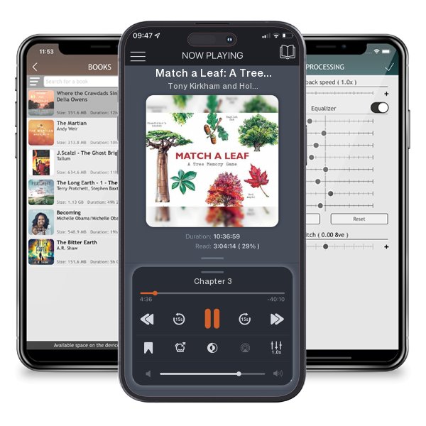 Download fo free audiobook Match a Leaf: A Tree Memory Game by Tony Kirkham and Holly Exley and listen anywhere on your iOS devices in the ListenBook app.