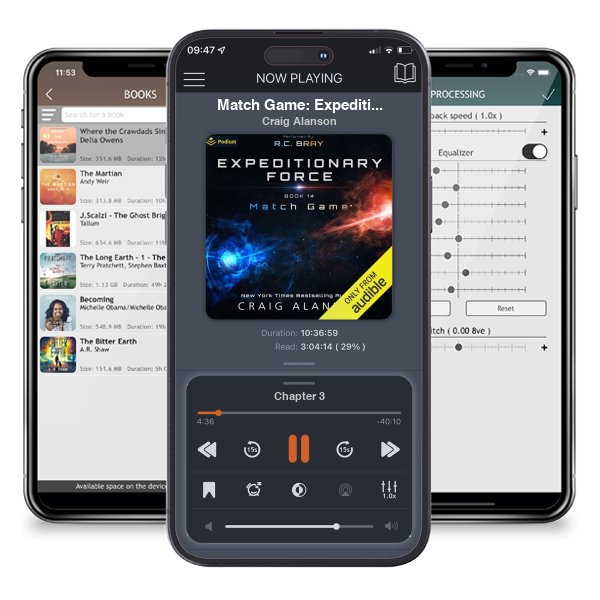 Download fo free audiobook Match Game: Expeditionary Force, Book 14 by Craig Alanson and listen anywhere on your iOS devices in the ListenBook app.