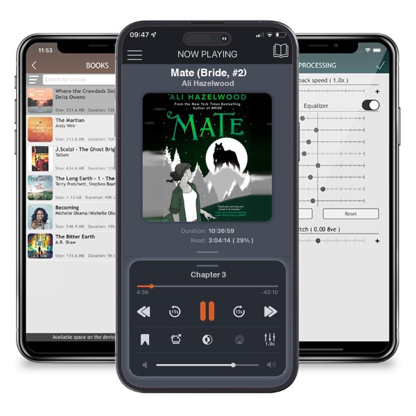 Download fo free audiobook Mate (Bride, #2) by Ali Hazelwood and listen anywhere on your iOS devices in the ListenBook app.