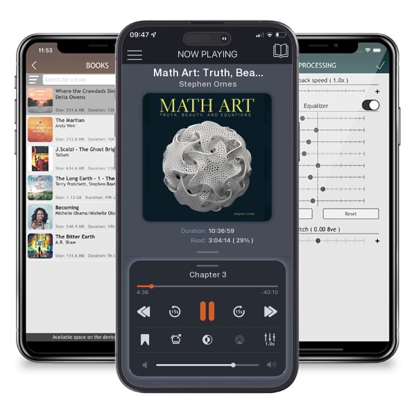 Download fo free audiobook Math Art: Truth, Beauty, and Equations by Stephen Ornes and listen anywhere on your iOS devices in the ListenBook app.