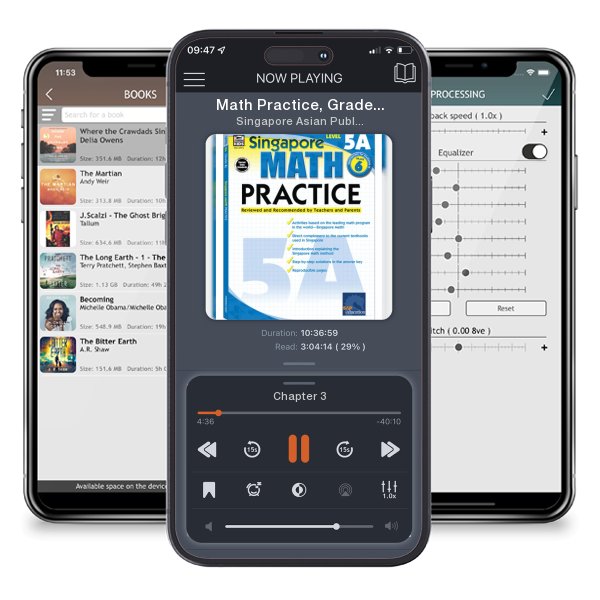 Download fo free audiobook Math Practice, Grade 6: Reviewed and Recommended by Teachers and Parents Volume 15 (Singapore Math) by Singapore Asian Publishers and listen anywhere on your iOS devices in the ListenBook app.