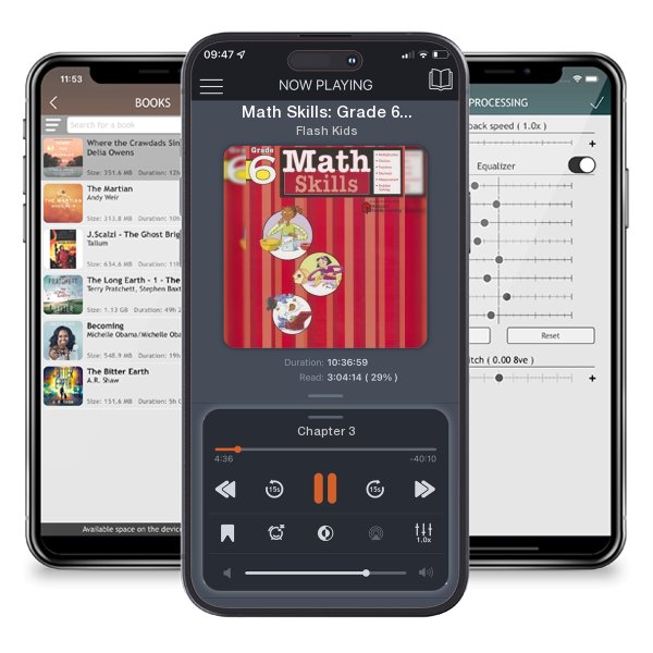 Download fo free audiobook Math Skills: Grade 6 (Flash Kids Harcourt Family Learning) by Flash Kids and listen anywhere on your iOS devices in the ListenBook app.