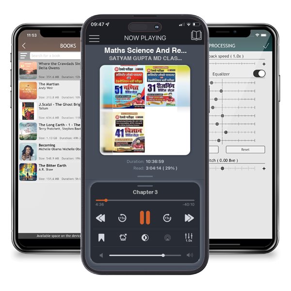 Download fo free audiobook Maths Science And Reasoning Mantra Book Combo For All Railway Exams by SATYAM GUPTA MD CLASSES and listen anywhere on your iOS devices in the ListenBook app.