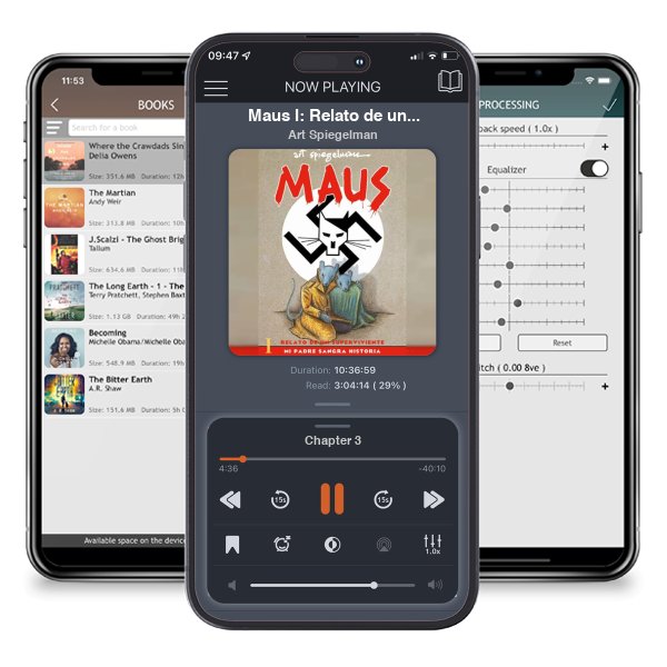 Descargar audiolibro gratis Maus I: Relato de un sobreviviente. Mi padre sangra historia / Maus I: A Survivo r's Tale: My Father Bleeds History by Art Spiegelman y escuchar en cualquier lugar en sus dispositivos iOS en la aplicación ListenBook.