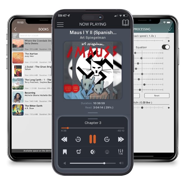 Download fo free audiobook Maus I Y II (Spanish Edition) by Art Spiegelman and listen anywhere on your iOS devices in the ListenBook app.