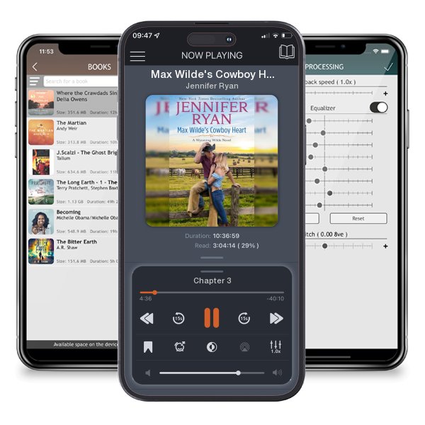 Download fo free audiobook Max Wilde's Cowboy Heart: A Wyoming Wilde Novel by Jennifer Ryan and listen anywhere on your iOS devices in the ListenBook app.