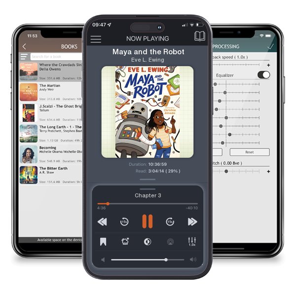 Download fo free audiobook Maya and the Robot by Eve L. Ewing and listen anywhere on your iOS devices in the ListenBook app.