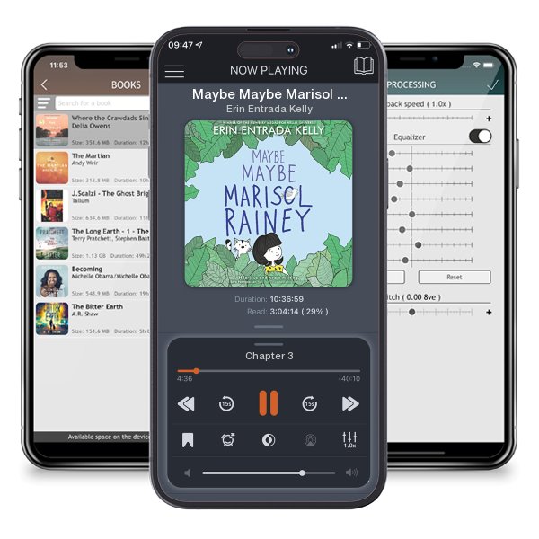 Download fo free audiobook Maybe Maybe Marisol Rainey by Erin Entrada Kelly and listen anywhere on your iOS devices in the ListenBook app.