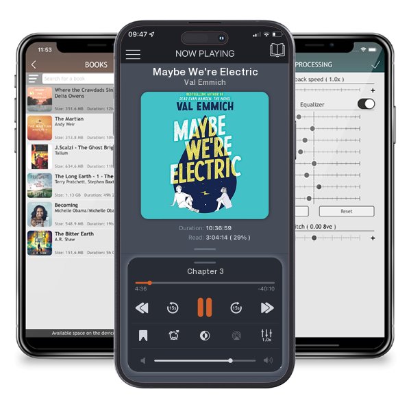 Download fo free audiobook Maybe We're Electric by Val Emmich and listen anywhere on your iOS devices in the ListenBook app.