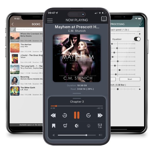 Download fo free audiobook Mayhem at Prescott High by C.M. Stunich and listen anywhere on your iOS devices in the ListenBook app.