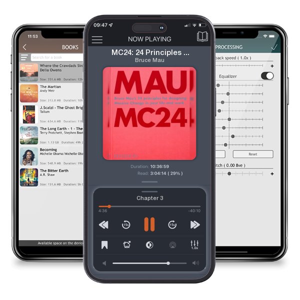 Download fo free audiobook MC24: 24 Principles for Designing Massive Change in your Life and Work by Bruce Mau and listen anywhere on your iOS devices in the ListenBook app.