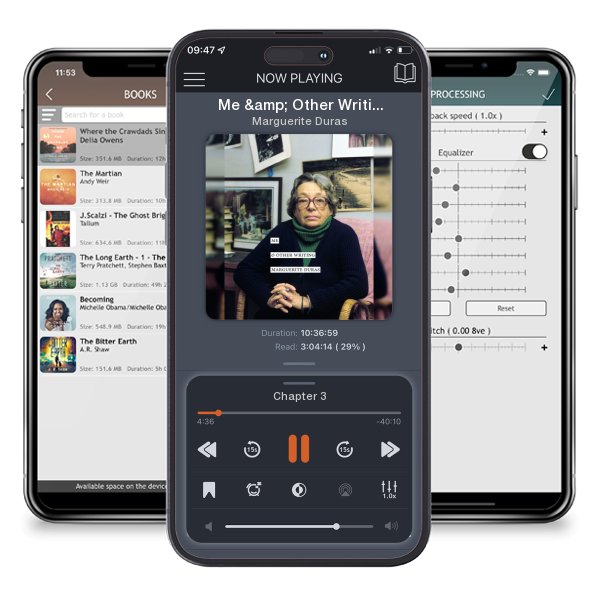 Download fo free audiobook Me & Other Writing by Marguerite Duras and listen anywhere on your iOS devices in the ListenBook app.