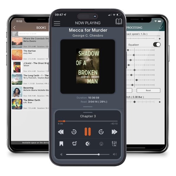 Download fo free audiobook Mecca for Murder by George C. Chesbro and listen anywhere on your iOS devices in the ListenBook app.