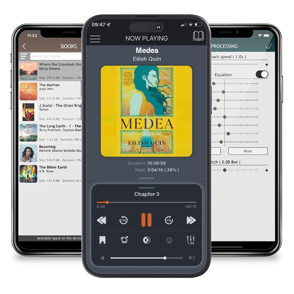 Download fo free audiobook Medea by Eilish Quin and listen anywhere on your iOS devices in the ListenBook app.