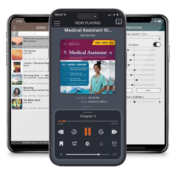 Download fo free audiobook Medical Assistant Study Guide: Exam Prep Book with Practice Test Questions for the RMA (Registered) & CMA (Certified) Examinations by Ascencia and listen anywhere on your iOS devices in the ListenBook app.