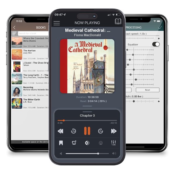 Download fo free audiobook Medieval Cathedral: Spectacular Visual Guides by Fiona MacDonald and listen anywhere on your iOS devices in the ListenBook app.