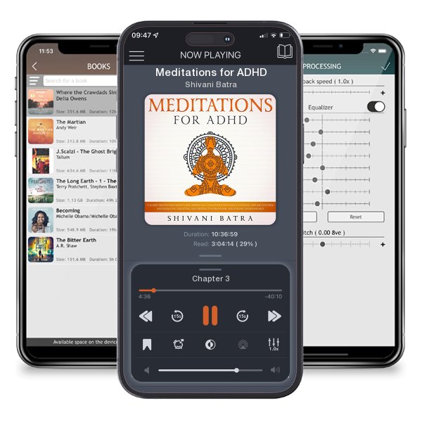 Download fo free audiobook Meditations for ADHD by Shivani Batra and listen anywhere on your iOS devices in the ListenBook app.