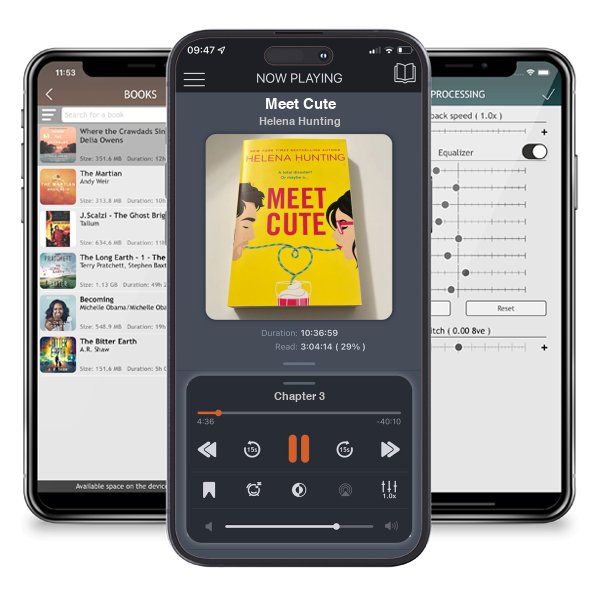 Download fo free audiobook Meet Cute by Helena Hunting and listen anywhere on your iOS devices in the ListenBook app.