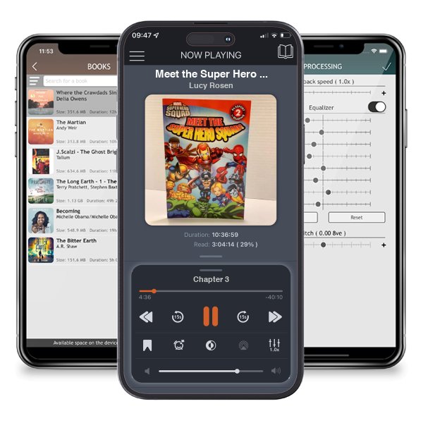 Download fo free audiobook Meet the Super Hero Squad! by Lucy Rosen and listen anywhere on your iOS devices in the ListenBook app.