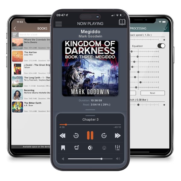 Download fo free audiobook Megiddo by Mark Goodwin and listen anywhere on your iOS devices in the ListenBook app.