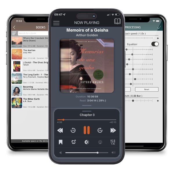 Download fo free audiobook Memoirs of a Geisha by Arthur Golden and listen anywhere on your iOS devices in the ListenBook app.