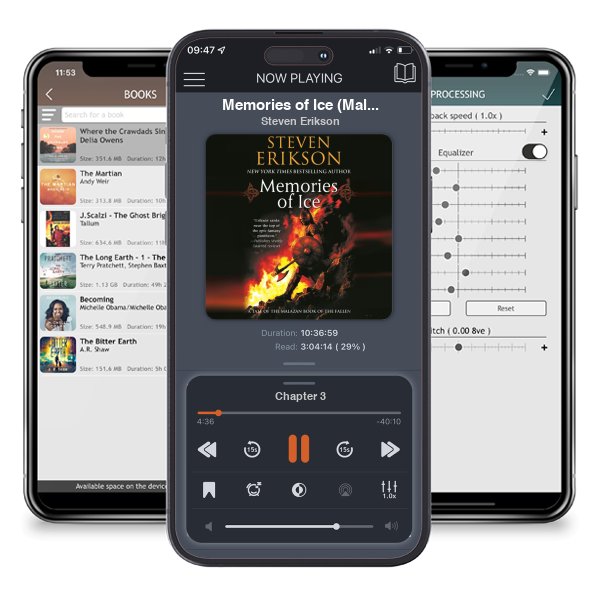 Download fo free audiobook Memories of Ice (Malazan Book of the Fallen, #3) by Steven Erikson and listen anywhere on your iOS devices in the ListenBook app.