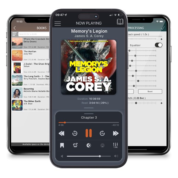 Download fo free audiobook Memory's Legion by James S. A. Corey and listen anywhere on your iOS devices in the ListenBook app.