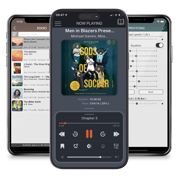 Download fo free audiobook Men in Blazers Present Gods of Soccer: The Pantheon of the... by Michael Davies, Miranda Davis, et al. and listen anywhere on your iOS devices in the ListenBook app.