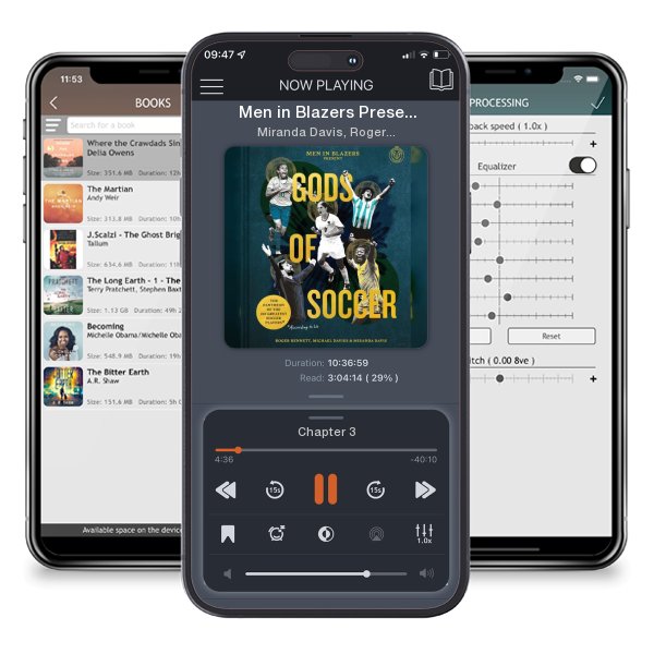 Download fo free audiobook Men in Blazers Present Gods of Soccer: The Pantheon of the... by Miranda Davis, Roger Bennett, et al. and listen anywhere on your iOS devices in the ListenBook app.