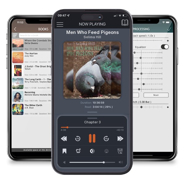 Download fo free audiobook Men Who Feed Pigeons by Selima Hill and listen anywhere on your iOS devices in the ListenBook app.