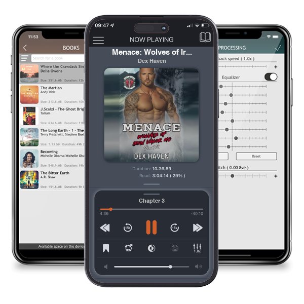 Download fo free audiobook Menace: Wolves of Iron Valor MC Book 2 by Dex Haven and listen anywhere on your iOS devices in the ListenBook app.