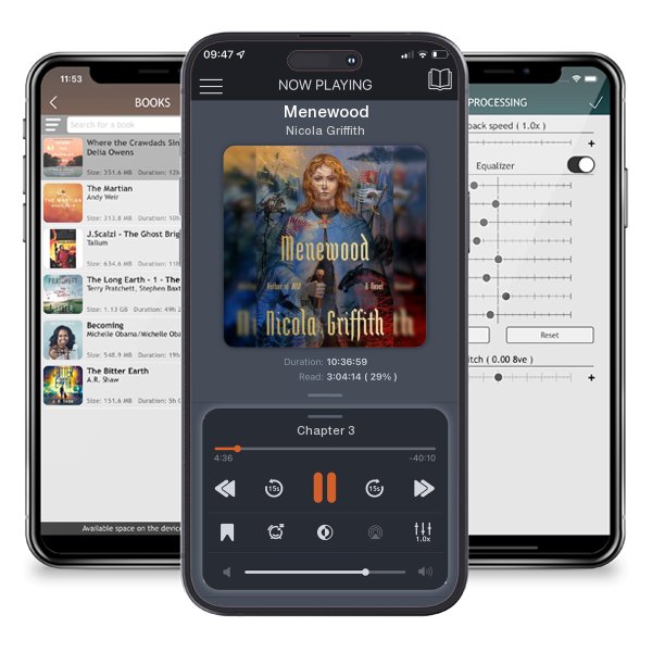 Download fo free audiobook Menewood by Nicola Griffith and listen anywhere on your iOS devices in the ListenBook app.