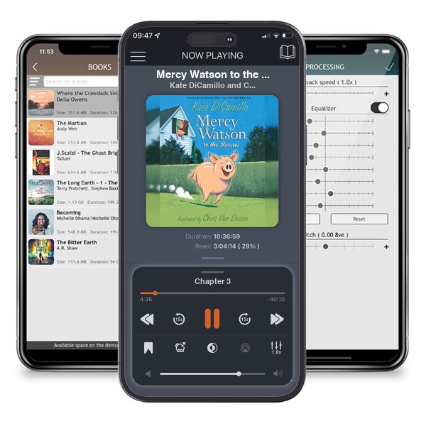 Download fo free audiobook Mercy Watson to the Rescue by Kate DiCamillo and Chris Van Dusen and listen anywhere on your iOS devices in the ListenBook app.