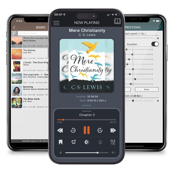 Download fo free audiobook Mere Christianity by C. S. Lewis and listen anywhere on your iOS devices in the ListenBook app.