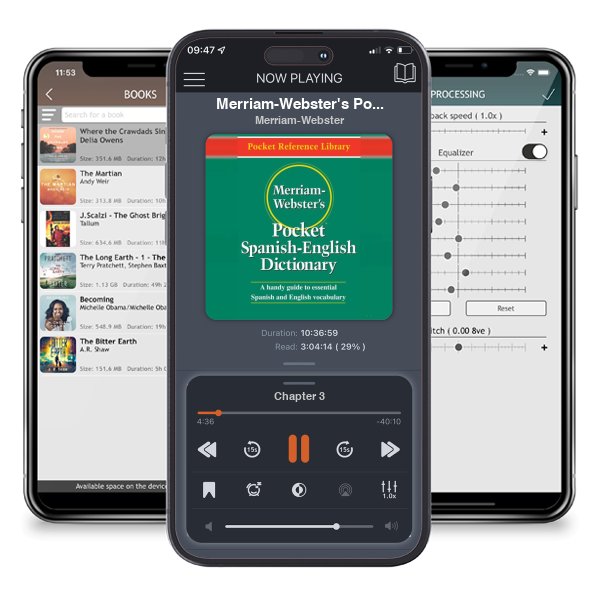 Descargar audiolibro gratis Merriam-Webster's Pocket Spanish-English Dictionary by Merriam-Webster y escuchar en cualquier lugar en sus dispositivos iOS en la aplicación ListenBook.