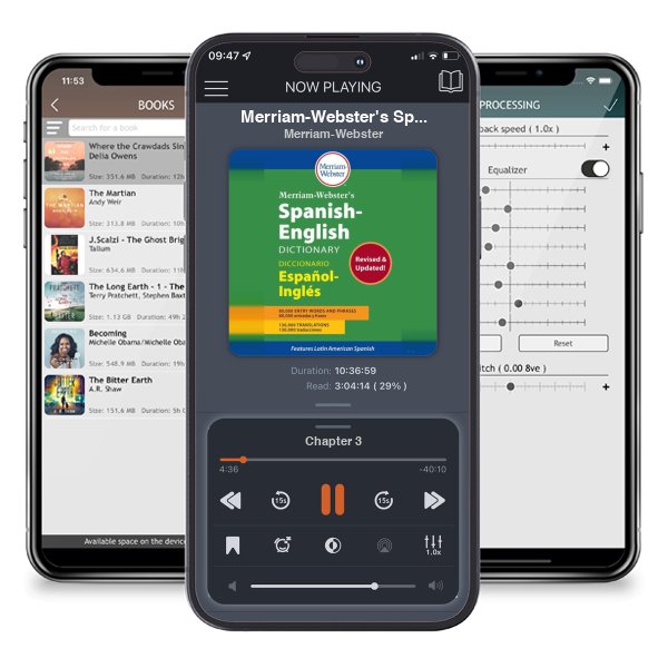 Descargar audiolibro gratis Merriam-Webster's Spanish-English Dictionary by Merriam-Webster y escuchar en cualquier lugar en sus dispositivos iOS en la aplicación ListenBook.