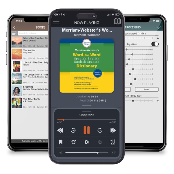 Descargar audiolibro gratis Merriam-Webster's Word-for-Word Spanish-English Dictionary by Merriam-Webster y escuchar en cualquier lugar en sus dispositivos iOS en la aplicación ListenBook.