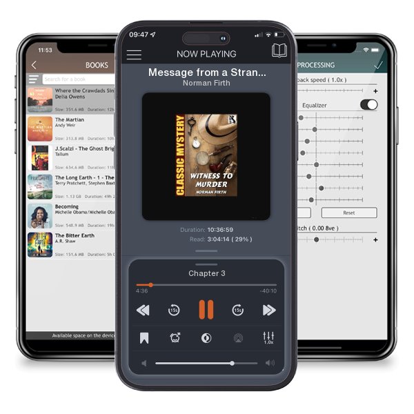 Download fo free audiobook Message from a Stranger by Norman Firth and listen anywhere on your iOS devices in the ListenBook app.
