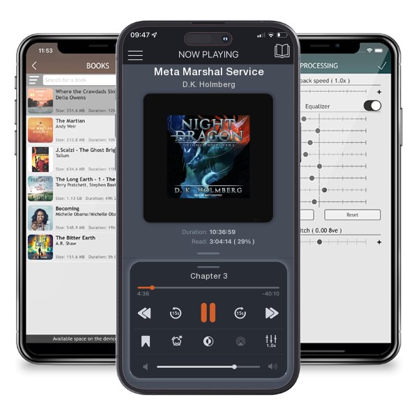 Download fo free audiobook Meta Marshal Service by D.K. Holmberg and listen anywhere on your iOS devices in the ListenBook app.